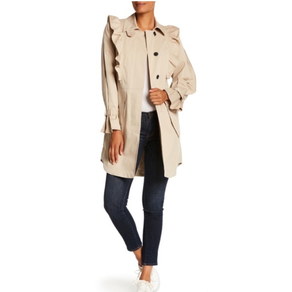 Joie Gila Ruffle Trim Jacket - Picture 2 of 3